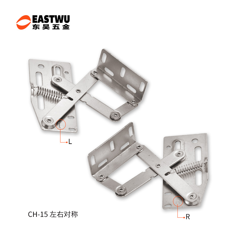 <b>CH-15 房車吊柜櫥柜緩沖彈簧免開孔鉸鏈開啟角度</b>